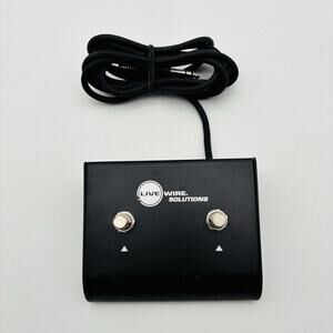 Live Wire Solutions Dual Latching Footswitch FSW22 Guitar Amp Channel